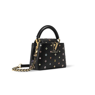 LOUIS VUITTON MURAKAMI LV X TM CAPUCINES MINI M27637 (21*13.6*8cm)